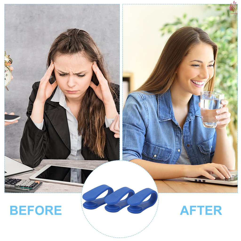 (Hàng Mới Về) Set 3 Dụng Cụ Mát Xa Da Đầu Giảm Đau Đầu Hiệu Quả