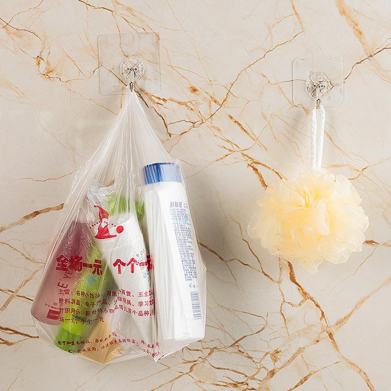 BỘ 10 MÓC DÁN TƯỜNG SIÊU DÍNH 6x6CM 11112 Tiện Ích