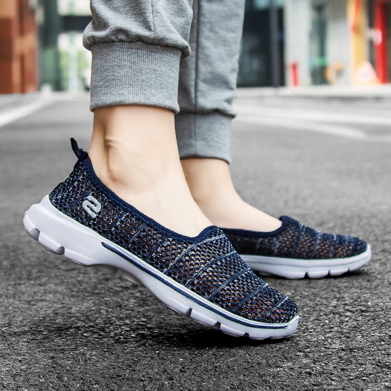 Skechers Giày Lười Nữ Thoáng Khí Size 35-41