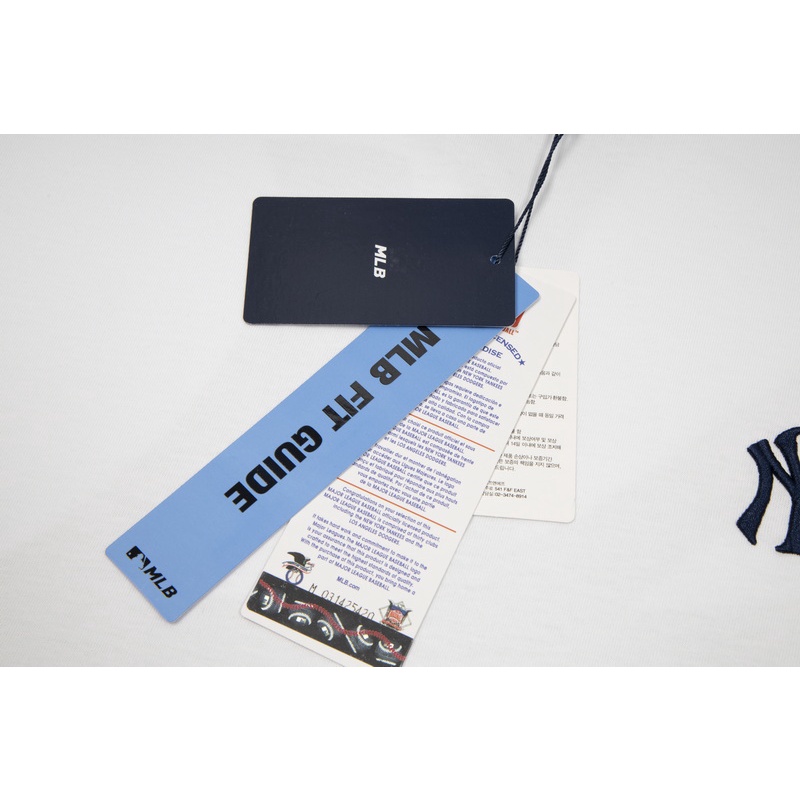 ❤❀  ❤ Áo Thun Cotton Ngắn Tay Thêu Họa Tiết MLB NY Thời Trang Chất Lượng Cao Cho Cặp Đôi