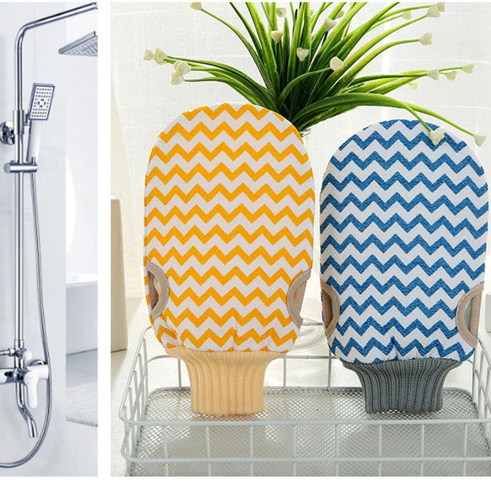 Bông Tắm Dạng Găng Tay Hình Tròn Tẩy Tế Bào Chết Giúp Da Dày Hai Mặt Không Gây Kích Ứng SHOUKEY