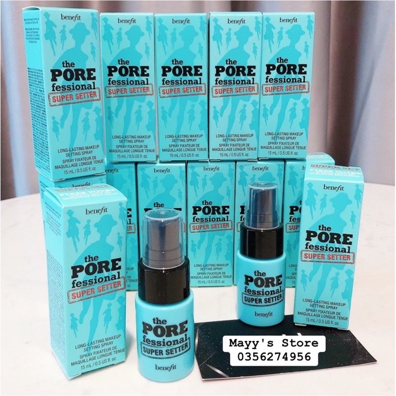 Xịt Khoá Lớp Make Up Benefit The Pore Fessional Super Setter 15ml
