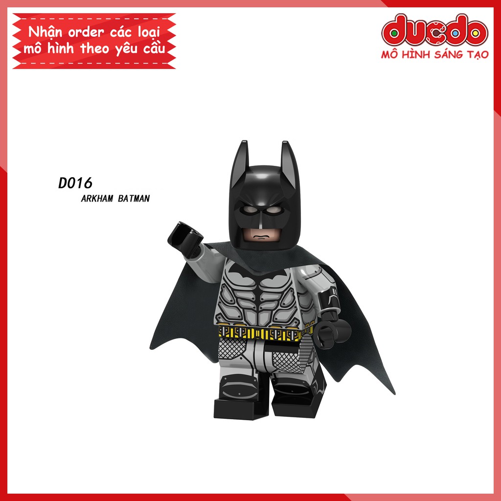 Minifigures siêu anh hùng Batman, Tony, Black Panther, Captain America - Đồ chơi Lắp ghép Xếp hình Mini LeLe D011 - D018