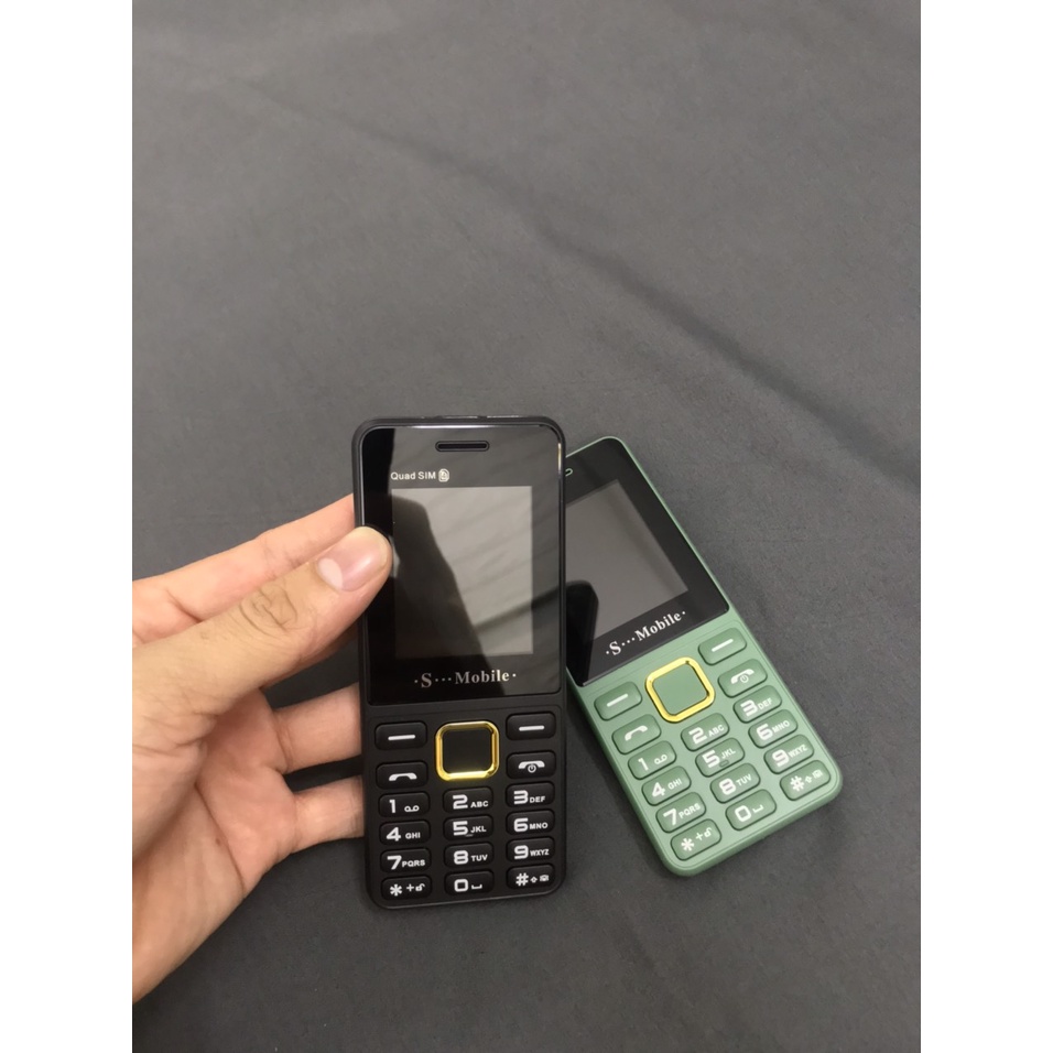ĐIỆN THOẠI 4 sim S70 - S Mobile S70/ Điện thoại giá rẻ, điện thoại dành cho người già, loa to, đèn pin sáng