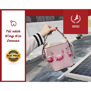 [ZooM] Túi Xách Nữ Hồng Hạc Canvas