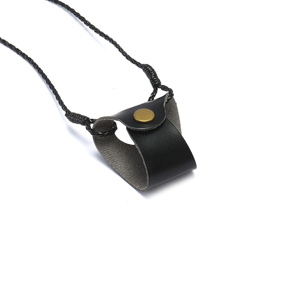 Túi giữ mắt kính bằng da pu có dây đeo nhiều màu tùy cọn tiện dụng