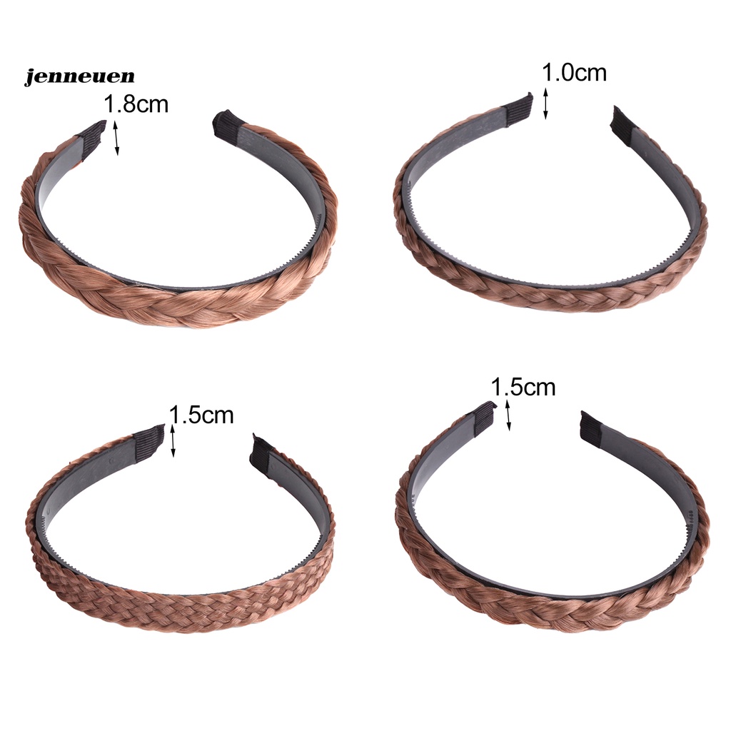 [Hàng mới về] Cài tóc gắn tóc giả bện sợi tổng hợp 1/1.5/1.8cm cho nữ