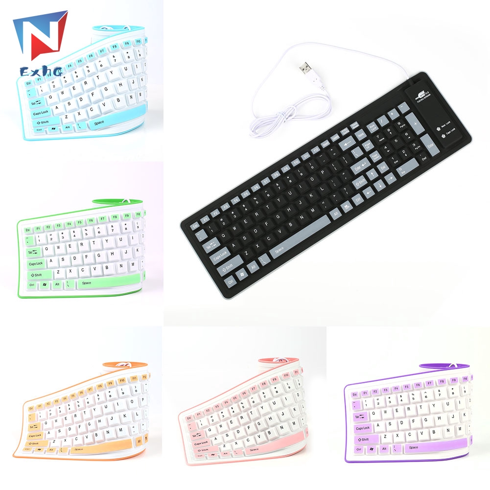 Bàn phím silicon dẻo chống nước chất lượng cao cho máy tính