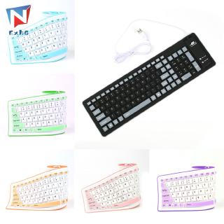 Bàn phím silicon dẻo chống nước chất lượng cao cho máy tính
