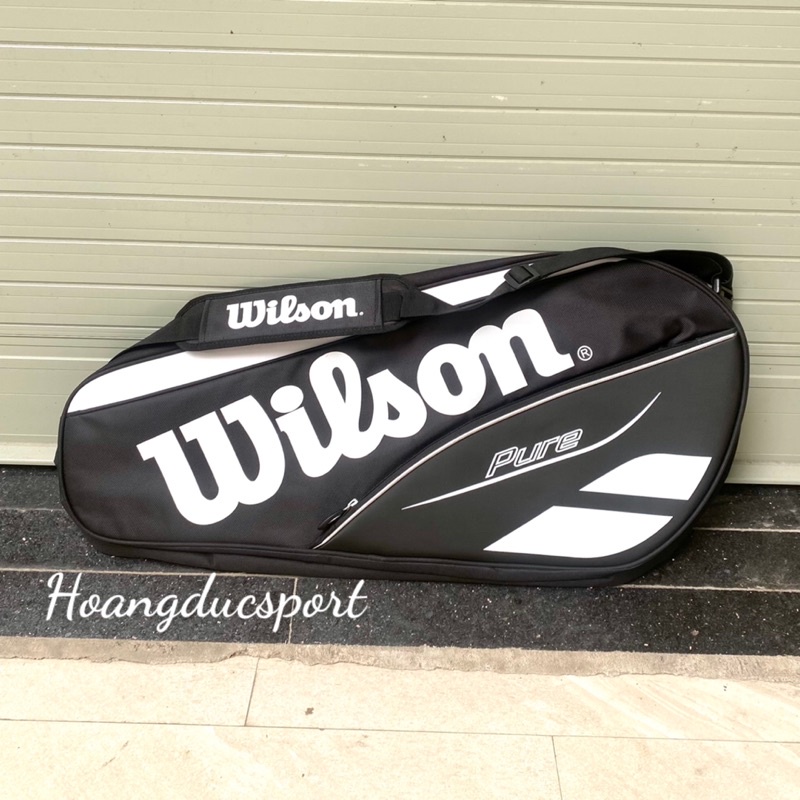 Bao (túi) đựng vợt tennis và cầu lông WILSON (3 ngăn siêu to, dòng cao cấp)