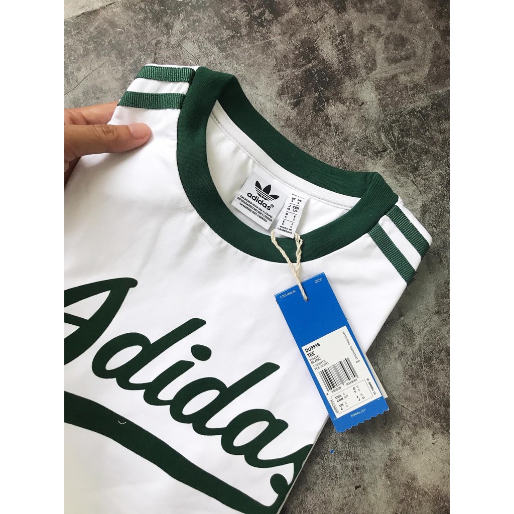 Áo Phông Nữ Adidas VNXK Unisex Áo Thun Nữ Thời Trang Thể Thao Local Brand 100% Cotton Trắng Tay Ngắn Cổ Tròn