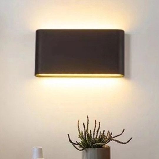 Đèn tường ETANS hiện đại 2 đầu ánh sáng - thân nhôm chống nước siêu bền .