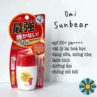 TRẢ ORDER KEM CHỐNG NẮNG OMI SUN BEAR