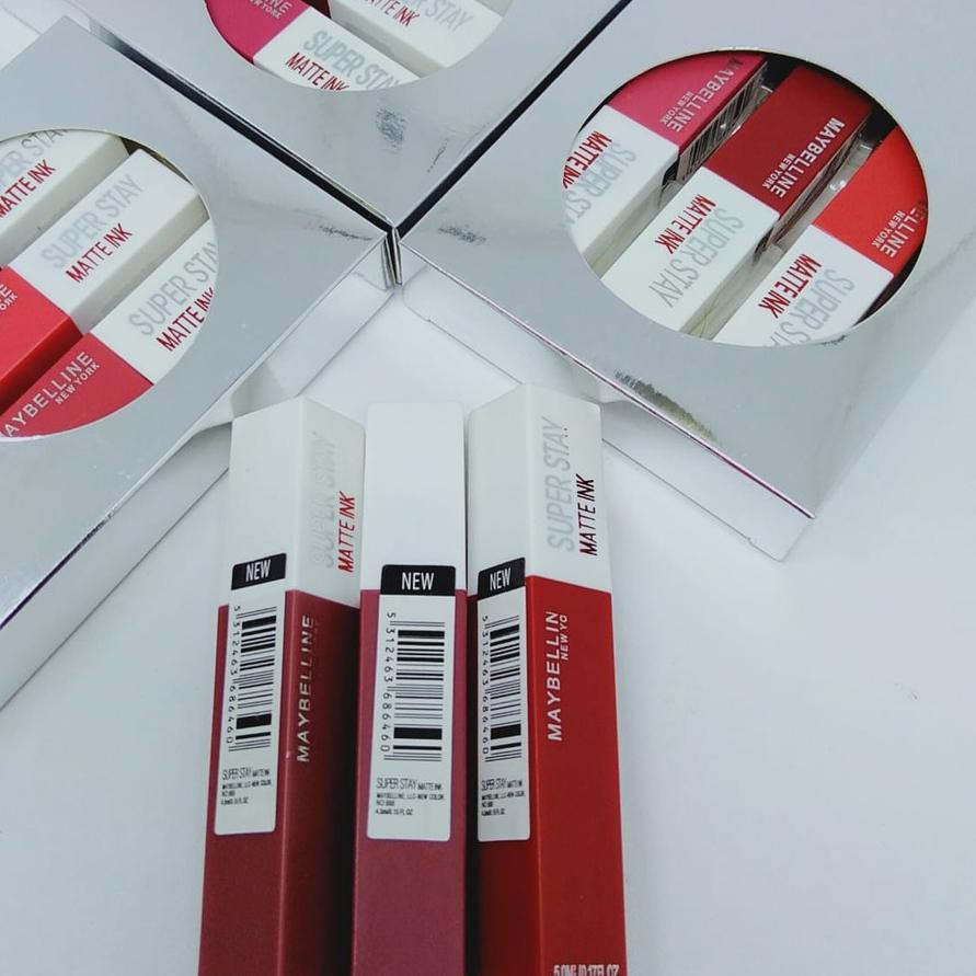 (hàng Mới Về) Set 3 Son Môi Maybelline Lên Màu Lì Đẹp