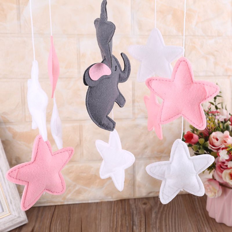 Đồ Chơi Chuông Gió Lục Lạc Di Động Hình Ngôi Sao Âm Nhạc Treo Nôi Em Bé Trang Trí Phòng Trẻ Sơ Sinh