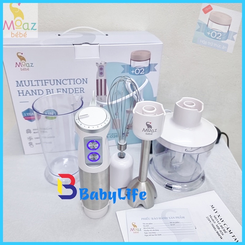 Máy xay cầm tay đa năng Moaz bebe MB 026