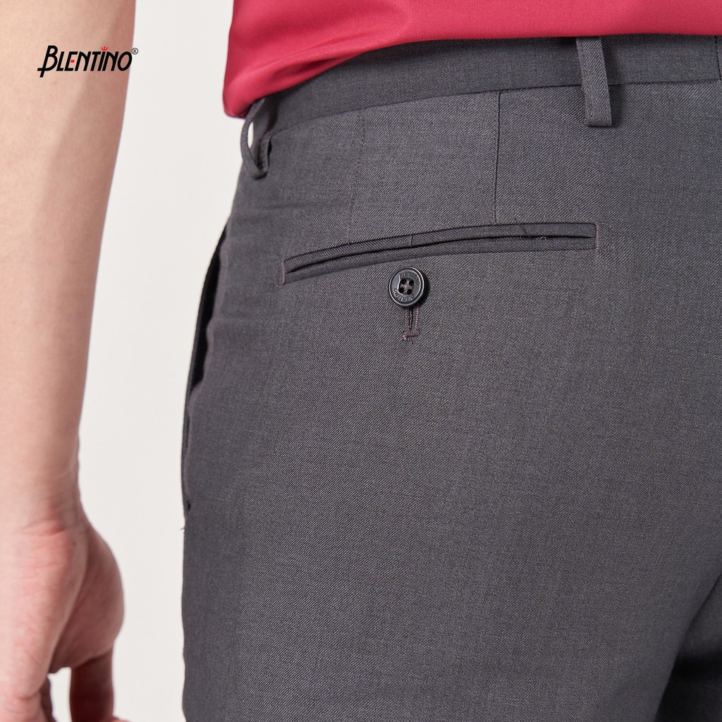 Quần âu nam Blentino Vải chống nhăn cao cấp nhập khẩu Hàn Quốc. Form Slim fit SQD01
