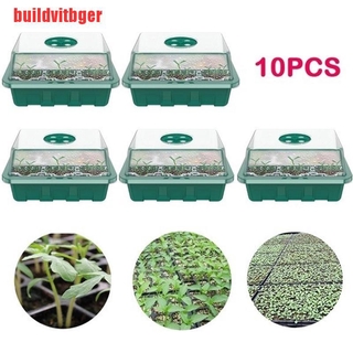 Bộ 10 Khay Ươm Hạt Giống 12 Ngăn Tiện Lợi