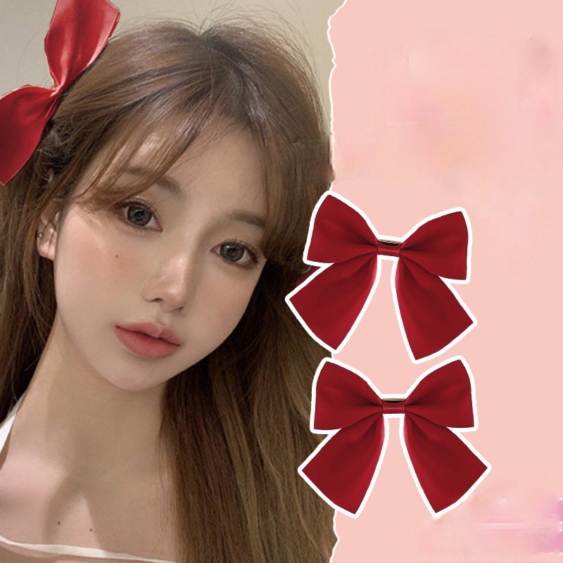 Kẹp tóc hình nơ thời trang mùa hè mới Nhật Bản 2021