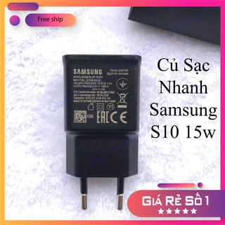 Củ sạc nhanh samsung s10 15w + Cáp sạc nhanh samsung s10 type-C