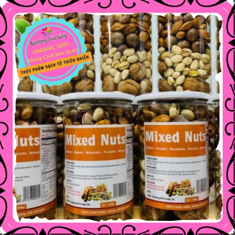 [Mới ra lò] Hạt Mix Nuts 5 loại Hạt Macca – Hạnh nhân – Hạt Dẻ cười – Hạt Điều – Hạt Óc chó GIÀU CHẤT XƠ, TỐT CHO TIM | BigBuy360 - bigbuy360.vn