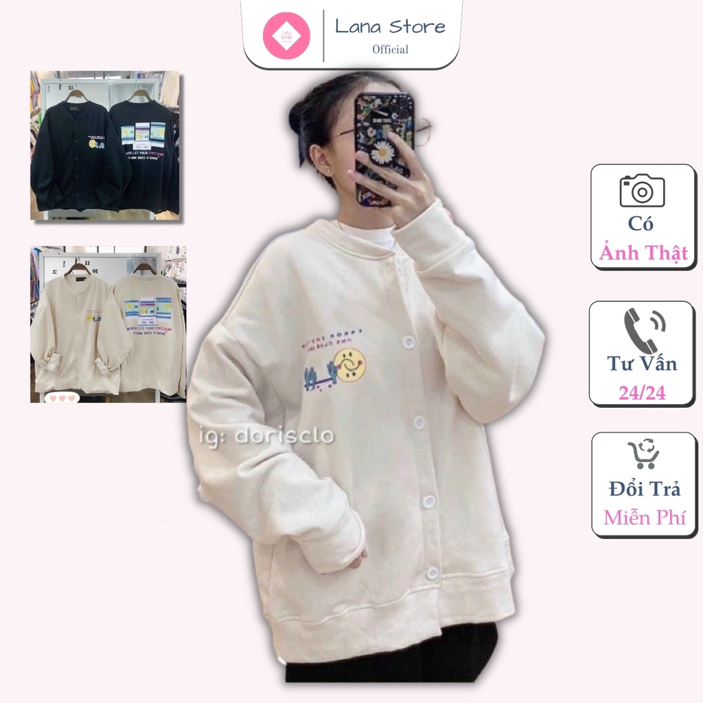 Áo Khoác Cardigan Nỉ Bông GAMEOVER ❤️ Áo Khoác Nỉ Bông Unisex Chất Đẹp In Game