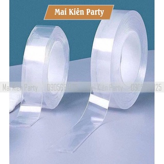 Cuộn băng keo 3m, keo 3m 2 mặt siêu dính dài 2m dính siêu chắc bám dính trên mọi chất liệu