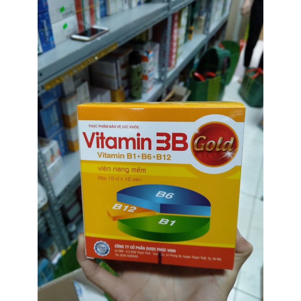 VITAMIN 3B GOLD BỒI BỔ CƠ THỂ (sản phẩm này ko phải là thuốc không có tác dụng thay thế thuốc chữa b