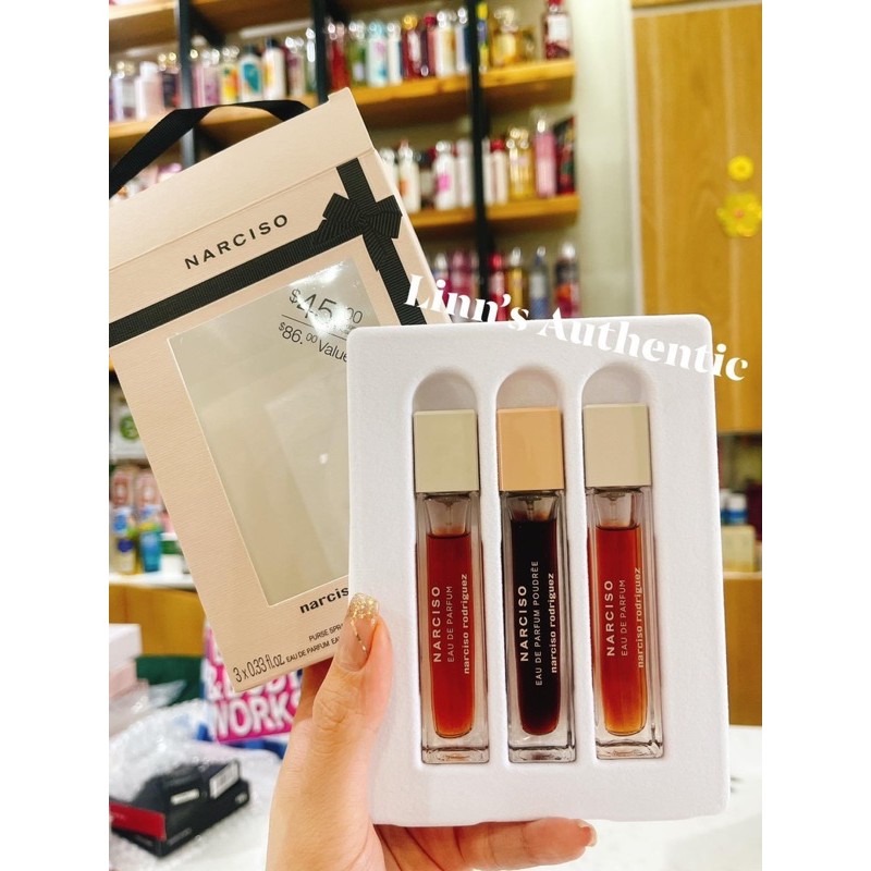 AUTH SET NƯỚC HOA 3 CHAI NARCISO DẠNG XỊT | BigBuy360 - bigbuy360.vn