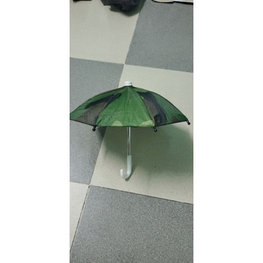 Dù  mini che nắng giá đỡ điện thoại trên xe máy