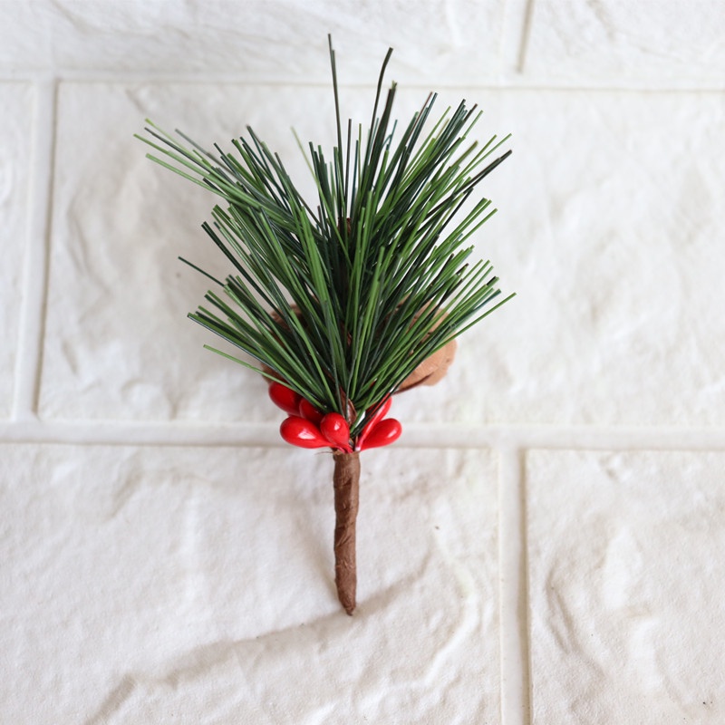 Cây thông kim, Cây thông Noel, phụ kiện decor trang trí hộp quà tặng Giáng sinh xinh xắn