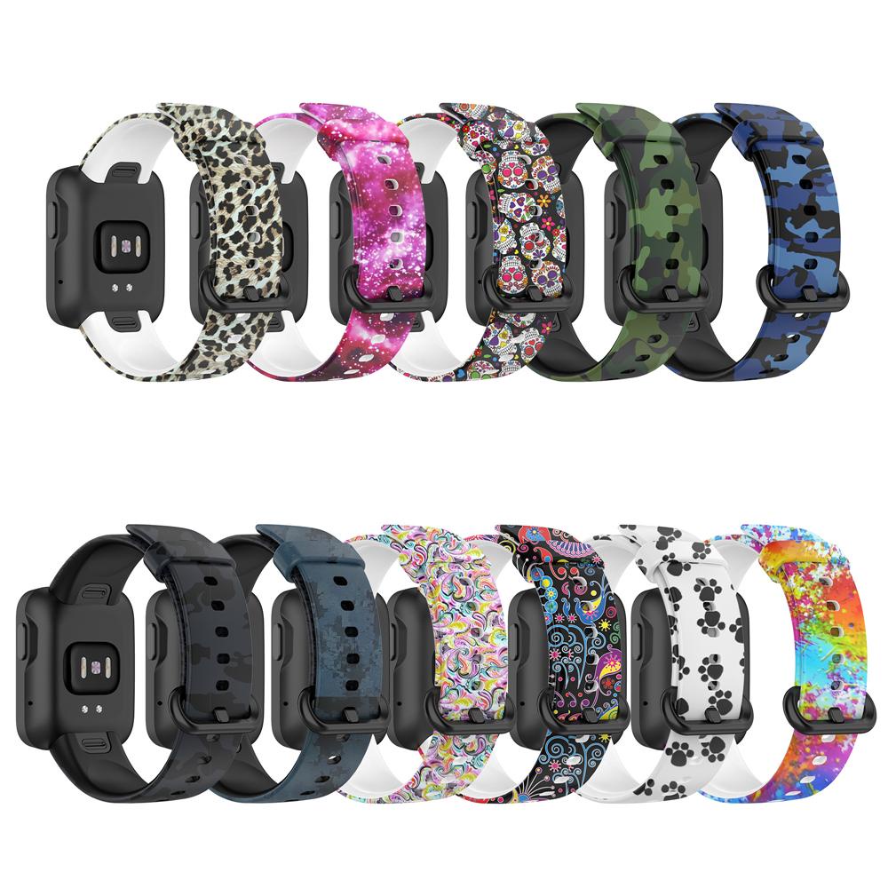 BTLIMER Dây Đeo Thay Thế Chất Liệu Silicon Màu Trơn Cho Xiaomi Mi Watch Lite Redmi