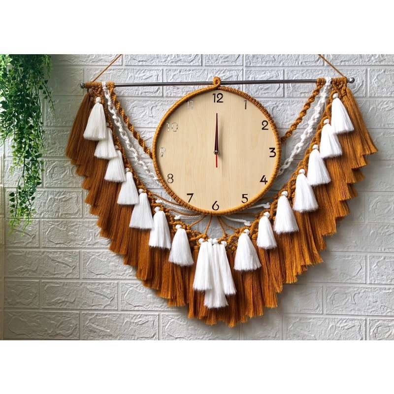 Đồng Hồ Trang Trí, Đồng Hồ Dreamcatcher, Decor Phòng, Trang Trí Phòng