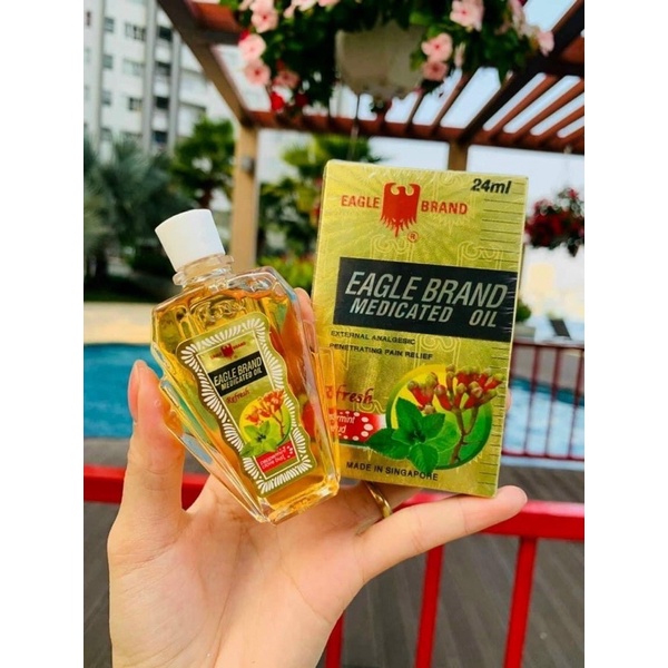 Dầu Gió Xanh Con Ó 2 Nắp 24ml Mỹ,Dầu Gió Vàng,Trắng Mỹ