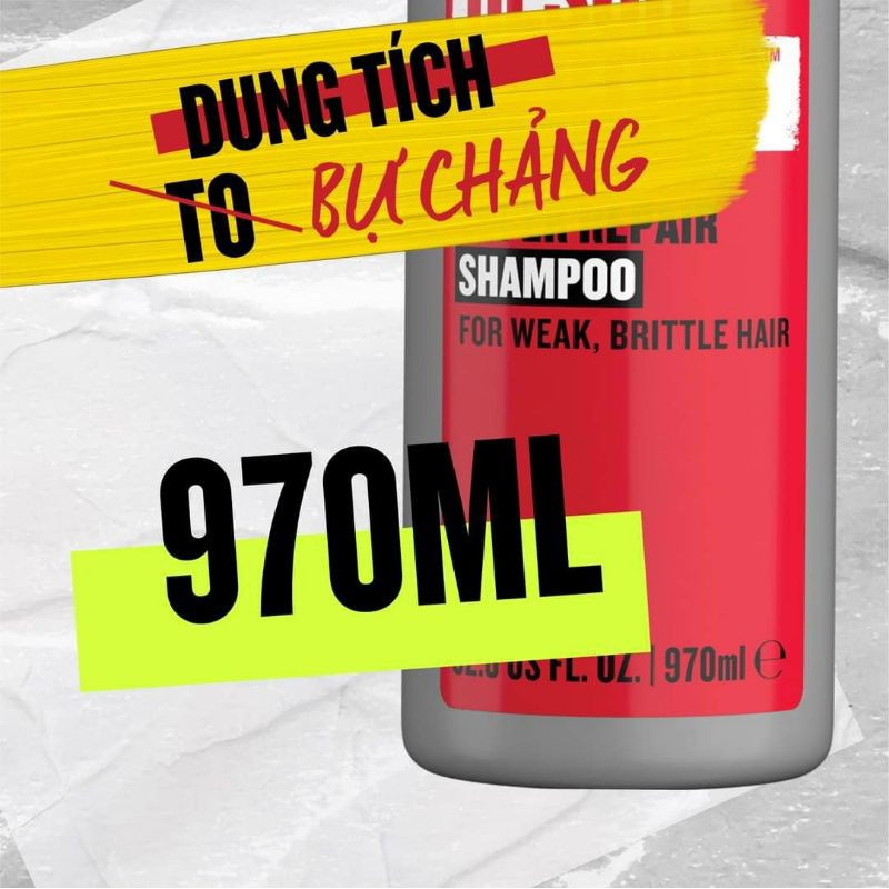 [CHÍNH HÃNG] Cặp Dầu gội TIGII Đỏ Số 3 970ml [Mẫu mới] | BigBuy360 - bigbuy360.vn