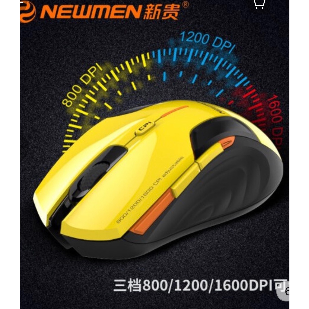 [Chính hãng]Chuột Không Dây Gaming Newmen E500 (2.4Ghz) - Hàng Chính Hãng