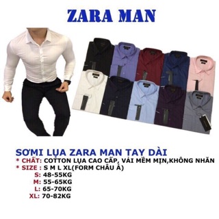 SƠMI LỤA ZARA MAN TAY DÀI