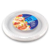 Bộ Đĩa Nhựa Trắng 18 Cái 17,5cm Uncle Bills OD0042