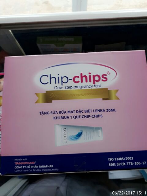 Que thử thai chip chips