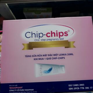 Que thử thai chip chips