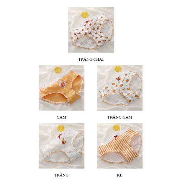 Quần lót nữ cotton kháng khuẩn mềm mịn dễ thương đáng yêu LAVENUSA QL90