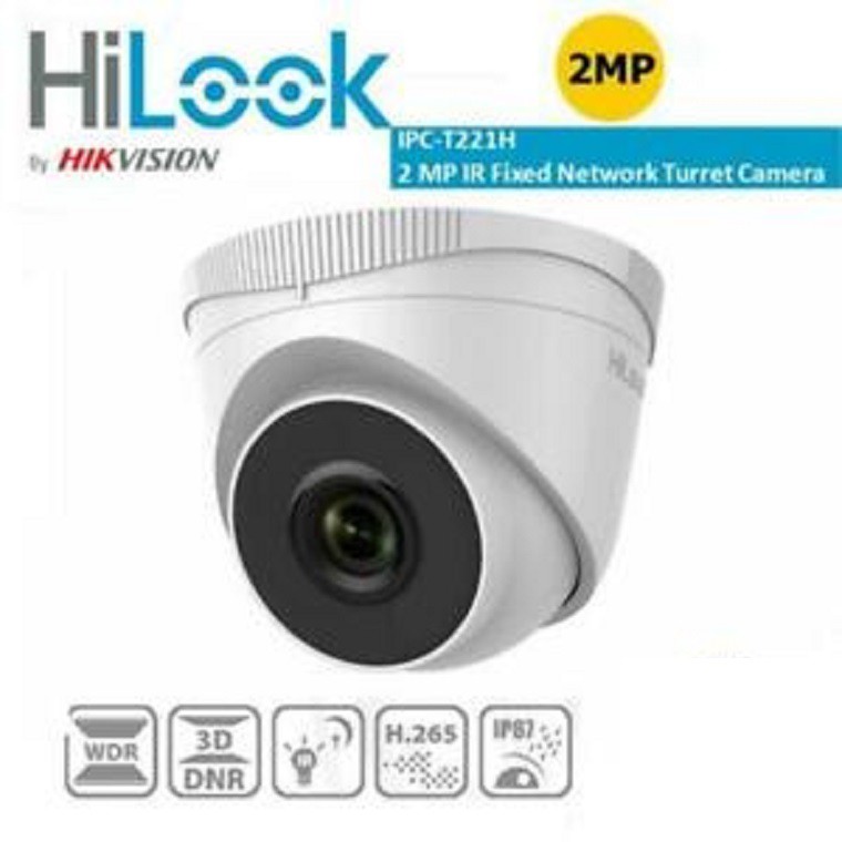Camera IP Dome 2MP HiLook IPC-T221H thumbnail