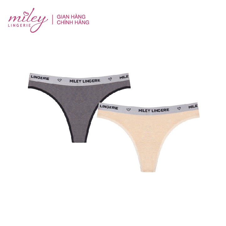 Combo 2 Quần Lót Nữ Lọt Khe Sexy Melange Cạp Cao Active MILEY LINGERIE FMS0957-1157 | BigBuy360 - bigbuy360.vn