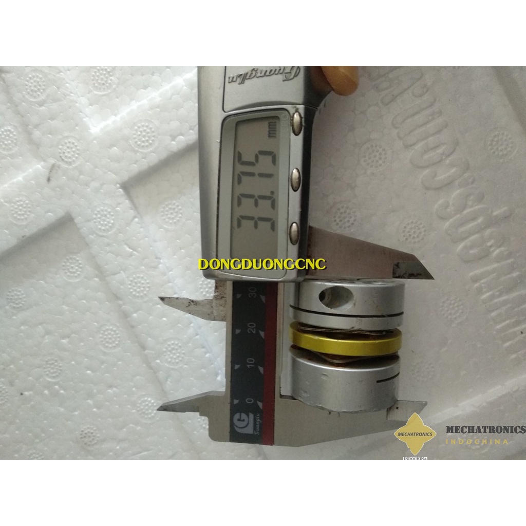 Khớp nối linh hoạt/coupling/khớp nối mềm trục 8-13 mm, dạng đĩa, chất liệu bền, độ chính xác cao, hàng tháo máy
