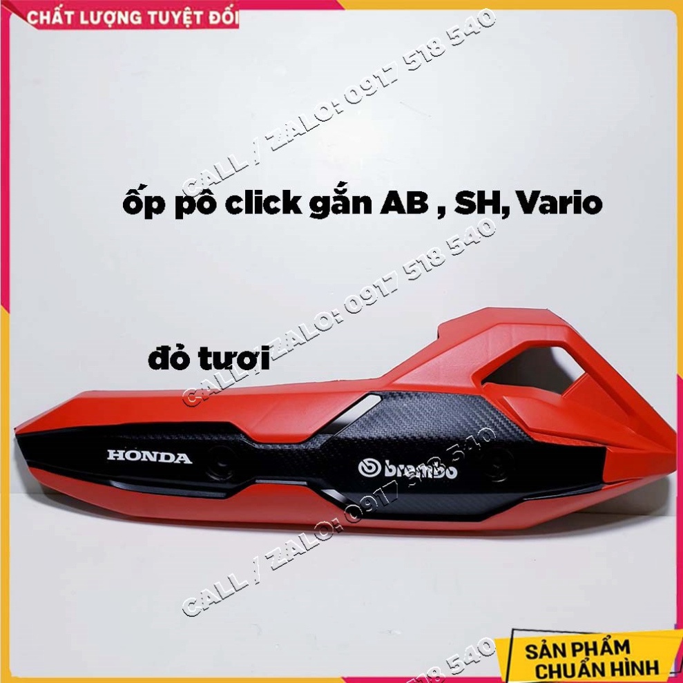 Che Pô , Ốp Pô sơn air bush gắn AB 2013 - 20, Vario 17 , SH việt 12 - 16 Ảnh thật Sp