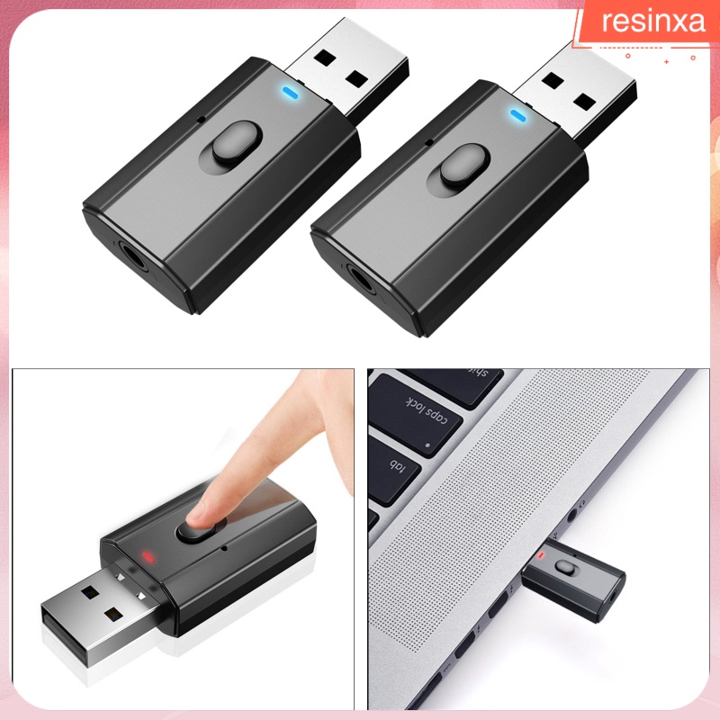 Set 2 Bộ Thu Phát Âm Thanh Usb 5.0 Cho Tv / Pc / Xe Hơi | BigBuy360 - bigbuy360.vn