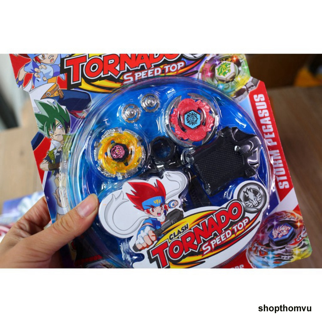 Bộ Con Quay Chiến Thần Vô Địch TORNADO Có Bàn Đấu Nado Beyblade Vô Cực Vòng Xoay Thần Tốc
