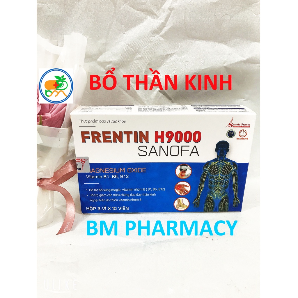 Viên uống bổ thần kinh frentin h9000 sanofa, giúp bổ sung vitamin nhóm b - ảnh sản phẩm 1