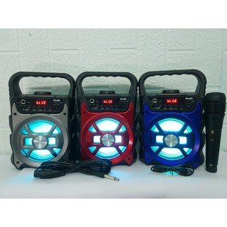Loa bluetooth karaoke  P669 siêu đẹp kèm 1 mic có dây
