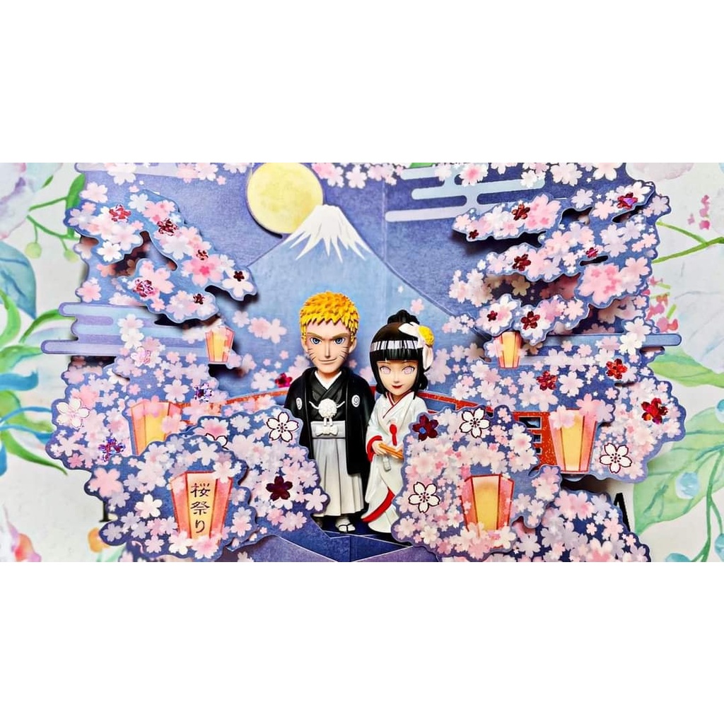 Mô hình Naruto Resin chính hãng - Naruto & Hinata Wedding